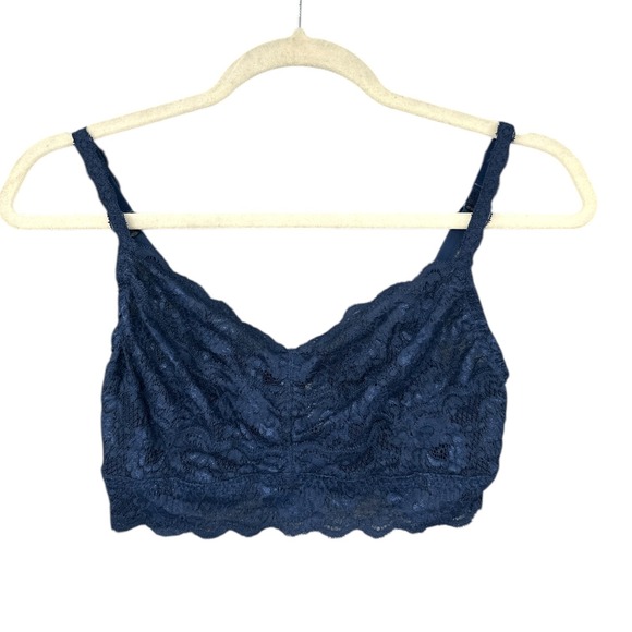 Cosabella Other - Cosabella Sweetie Bralette Lace Navy Blue Women's Large L Lingerie Top